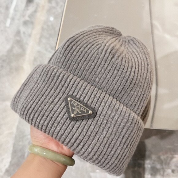 Prada ribbed high-elasticity knit cap - Picture 3 of 6